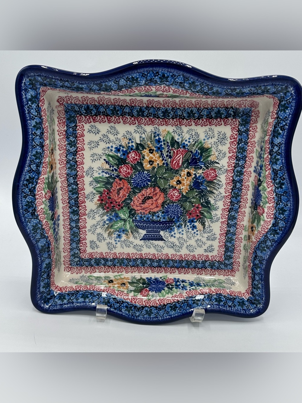 Polish Pottery Unikat Baker True Royalty Limited Edition Signed T Liana
